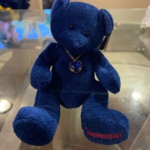 September Bear month NWT sapphire pendant Russ